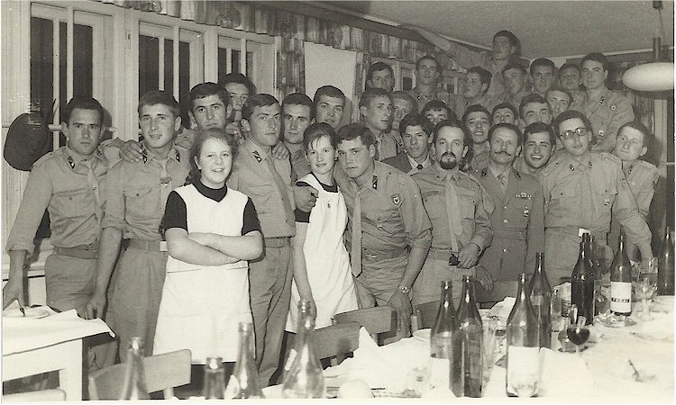 Cena congedanti del Gruppo Asiago nell'anno 1955